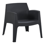 ПОЛИПРОПИЛЕНОВ ЛАУНДЖ ФОТЬОЙЛ SLEEK ЧЕРЕН 62x68x73Hсм.