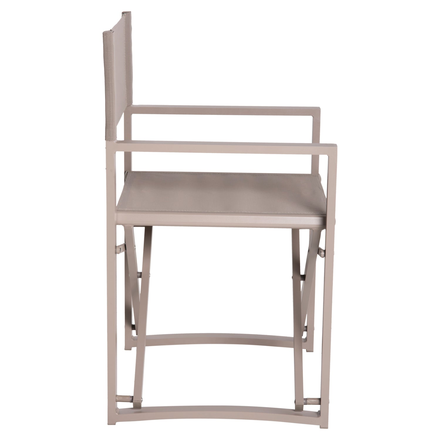 ДИРЕКТОРСКИ СТОЛ ALUMINUM DUPRE ЦВЯТ ШАМПАНСКО 57x48,5x85.5Всм.