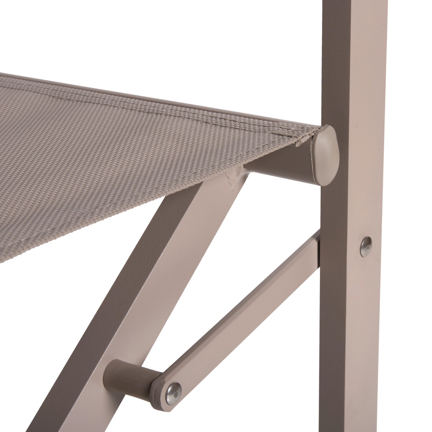 ДИРЕКТОРСКИ СТОЛ ALUMINUM DUPRE ЦВЯТ ШАМПАНСКО 57x48,5x85.5Всм.