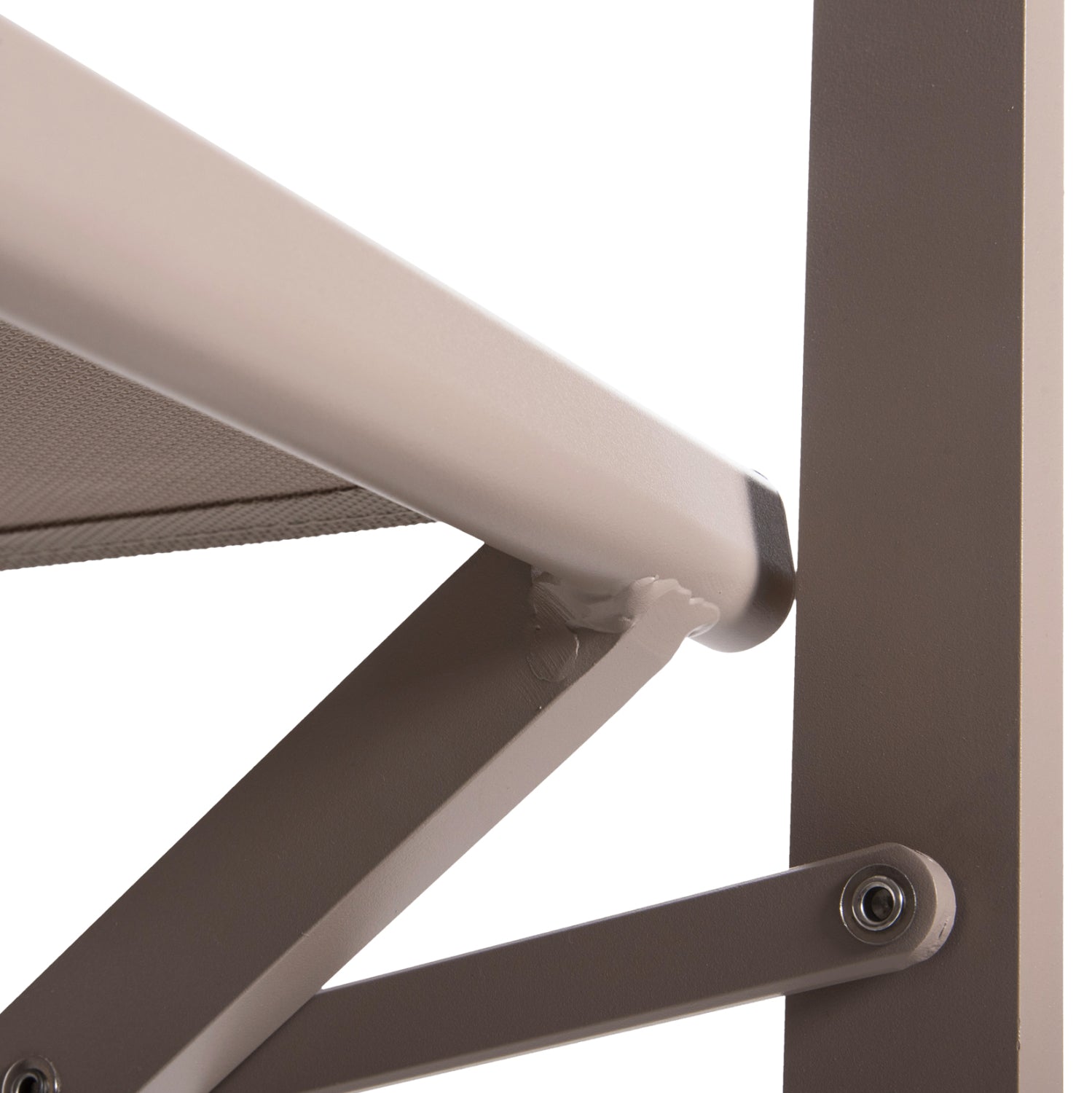 ДИРЕКТОРСКИ СТОЛ ALUMINUM DUPRE ЦВЯТ ШАМПАНСКО 57x48,5x85.5Всм.