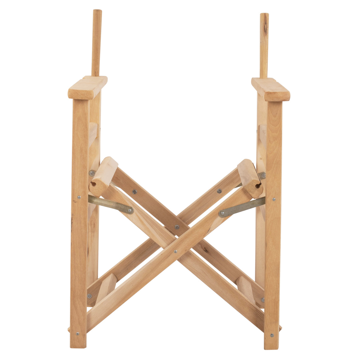 Режисьорски стол с рамка естествено накиснат Лимнос 57x54x88,5 см