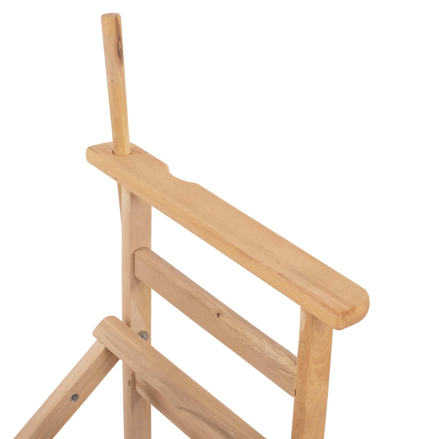 Режисьорски стол с рамка естествено накиснат Лимнос 57x54x88,5 см