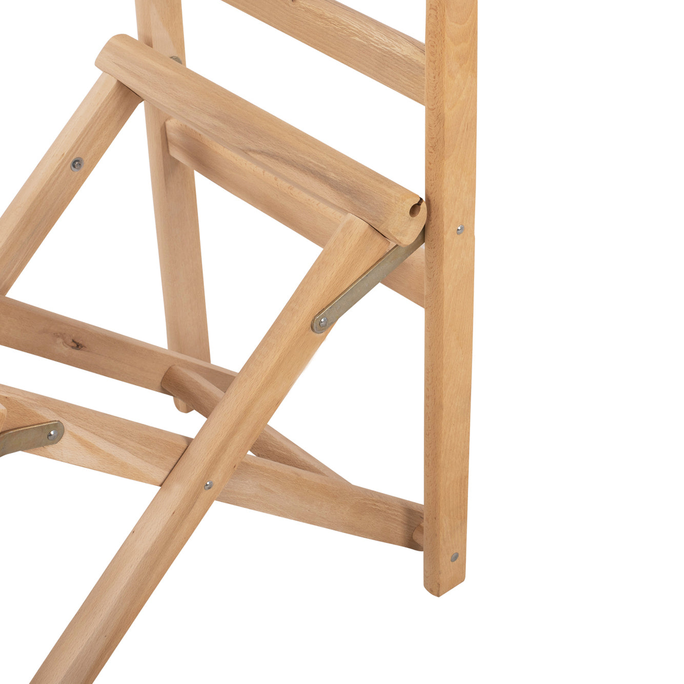 Режисьорски стол с рамка естествено накиснат Лимнос 57x54x88,5 см