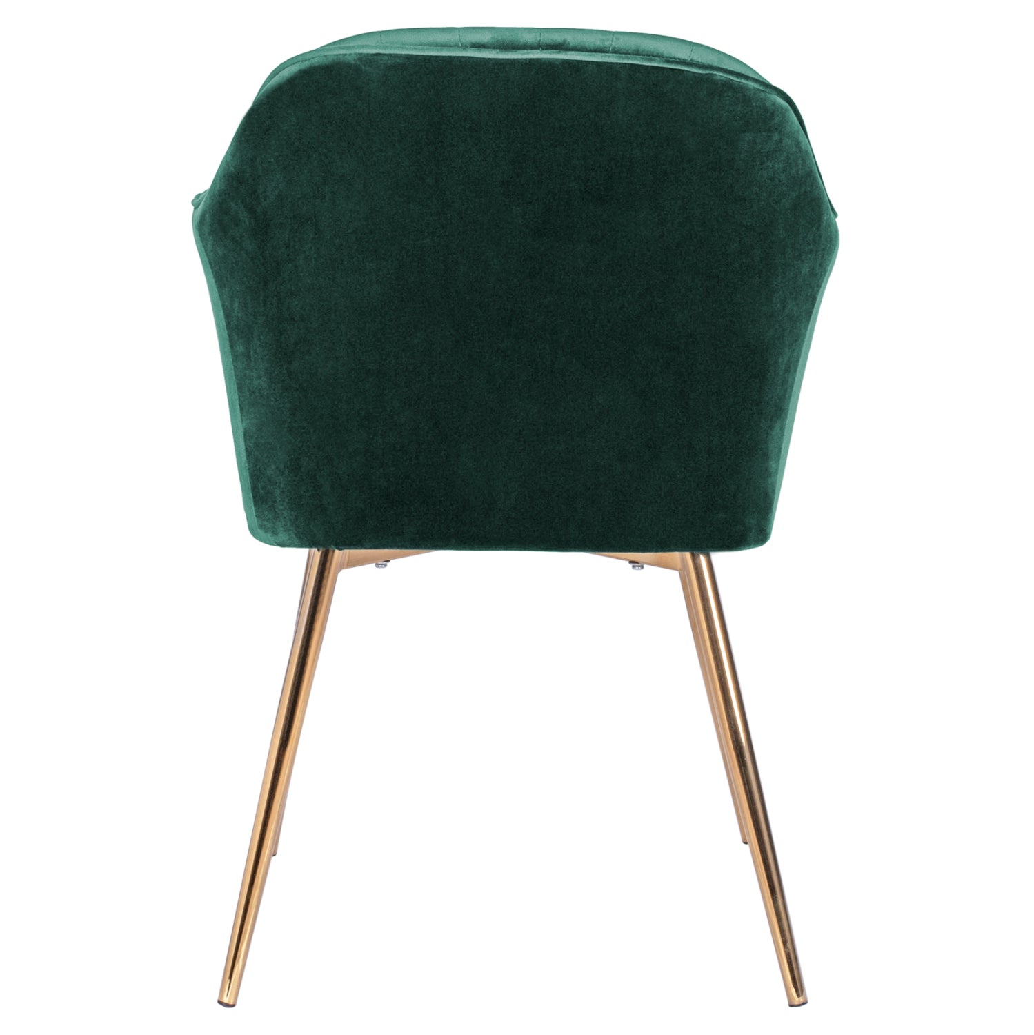 Фотьойл Sawyer от велур Cypress Green с златисти крака 55x60x83 см