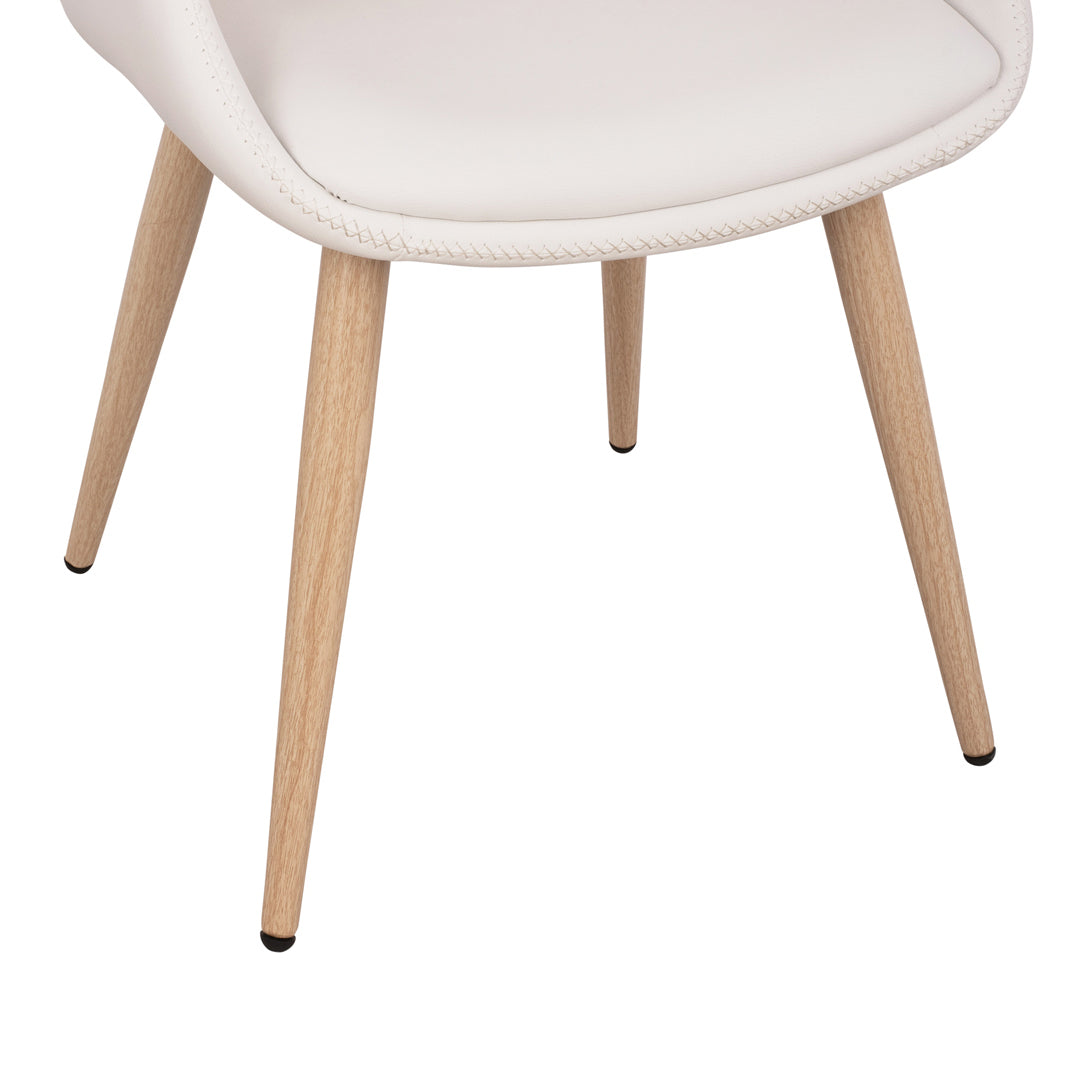 Допълнителен фотьойл Superior Pro Sonama с бял PU 50x53x76 см
