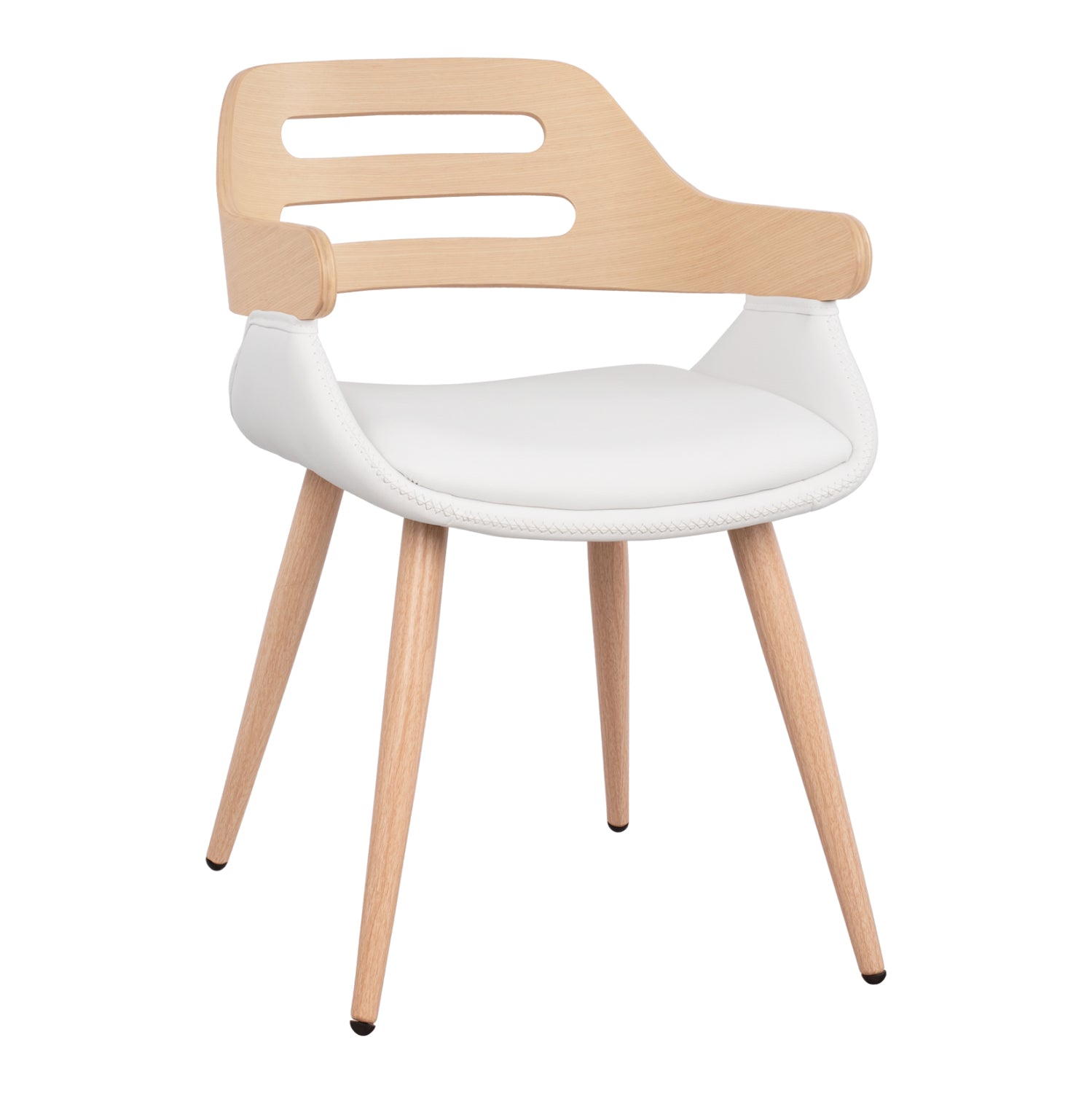 Допълнителен фотьойл Superior Pro Sonama с бял PU 50x53x76 см