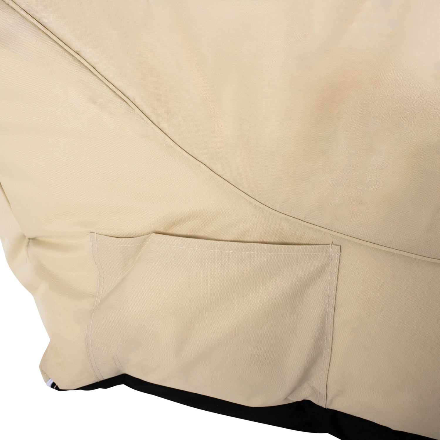 Пуф бежов с UV защита 210x80x45-60Hсм.