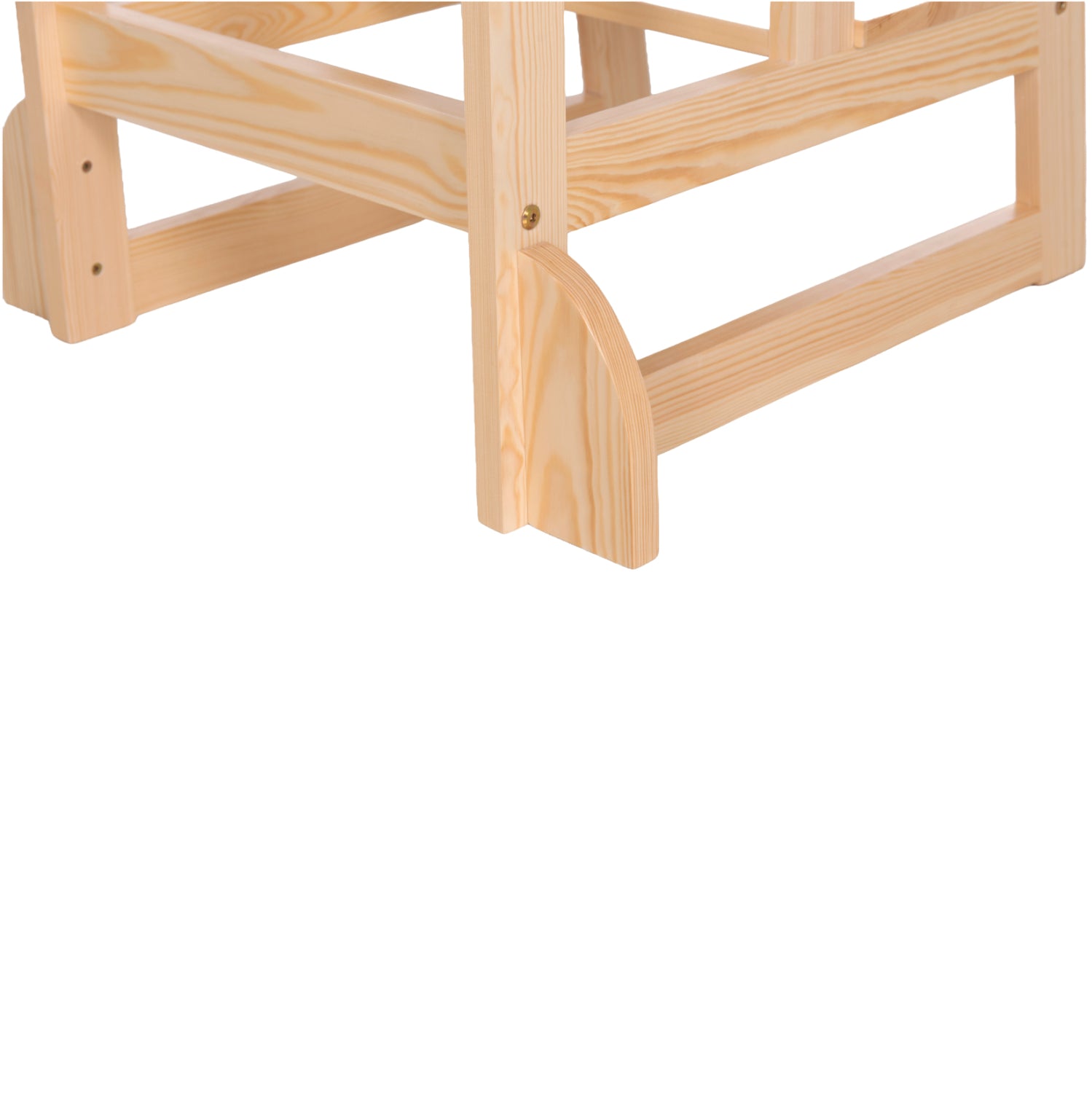 Детски учебен пирамид Montessori Pepe от естествен бор 55x53x90 см