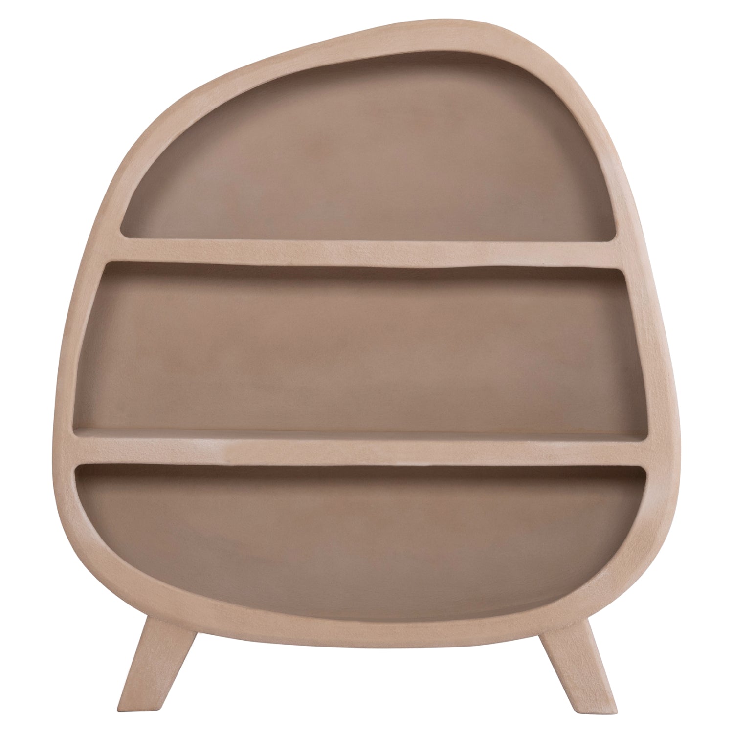 Рафтова етажерка серия SANTORINI MDF в кафяво 120x38x133Hсм.