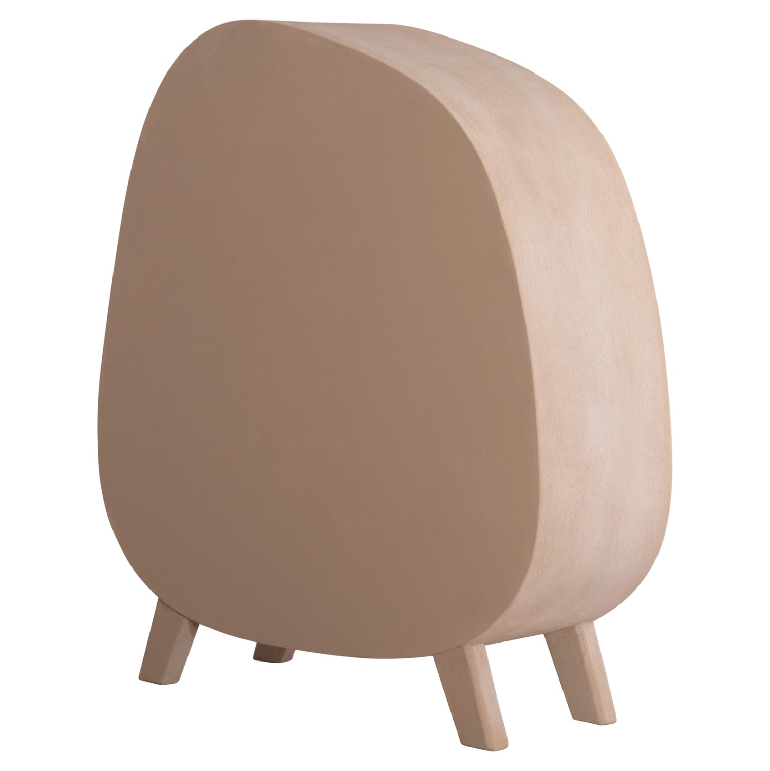 Рафтова етажерка серия SANTORINI MDF в кафяво 120x38x133Hсм.