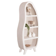РАФТЕР СЕРИЯ SANTORINI MDF В ЦВЯТ ОФ-УАЙТ 80x38x196Hсм.