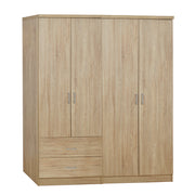 Комплект 2 броя гардероб с 4 врати Sonama 160x42x181