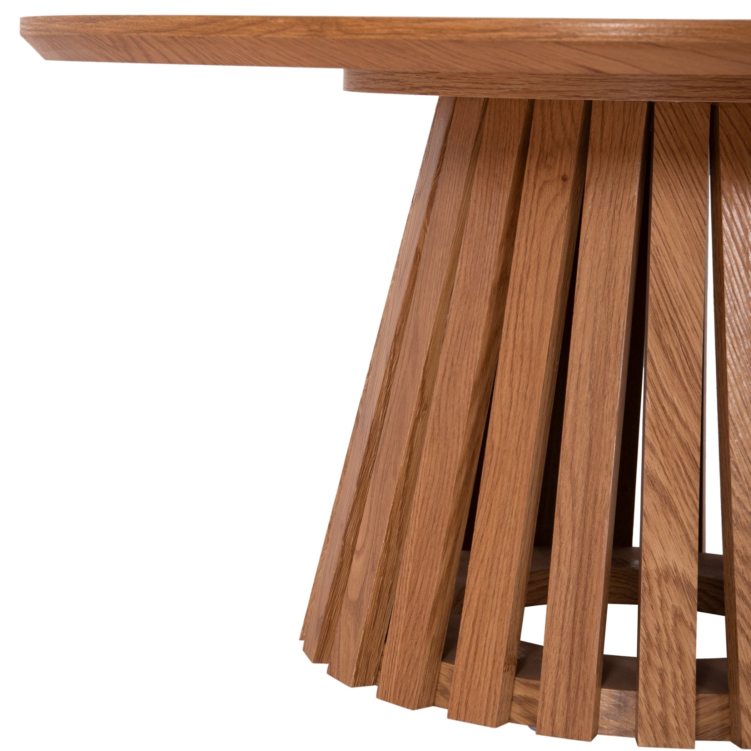 ХОЛНИ МАСИ 2 ЧАСТИ TALBERT MDF В ЕСТЕСТВЕН ЦВЯТ НА ДЪРВО Φ80cm & Φ45cm