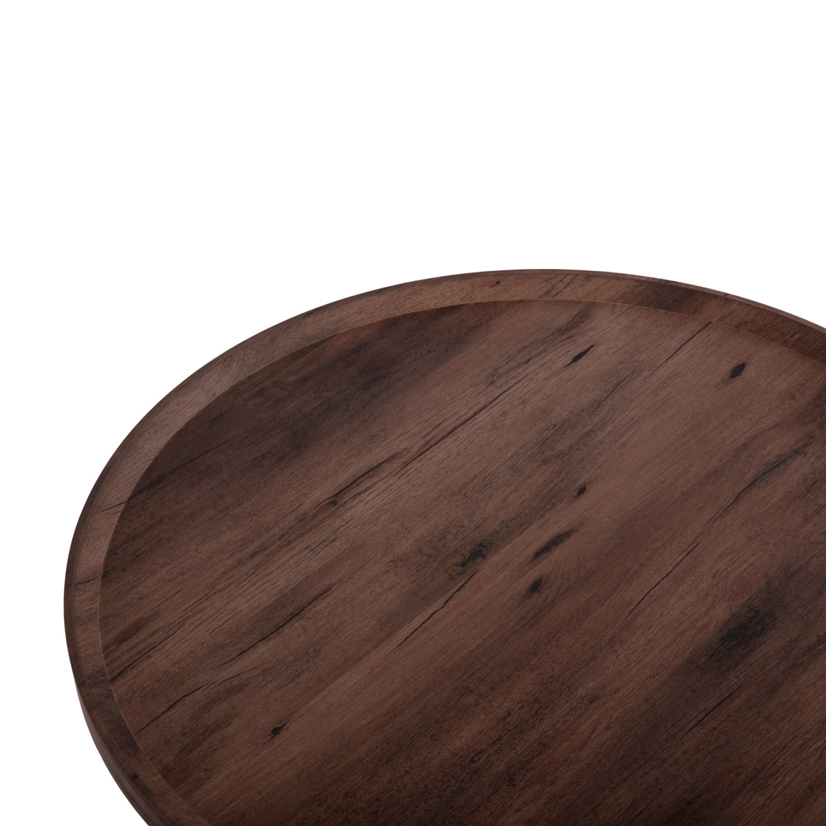 ХОЛНИ МАСИ 2 ЧАСТИ MARGON MDF В ТЪМНО КАФЯВ ЦВЯТ Φ80cm & Φ45cm