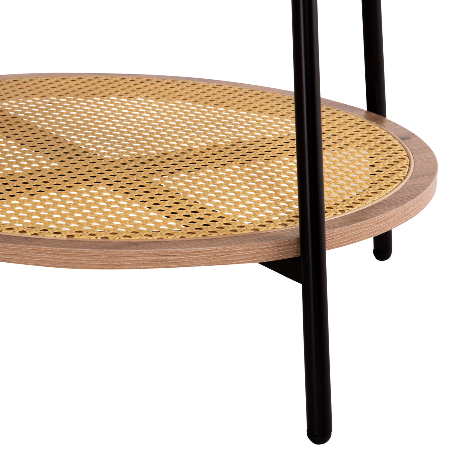 ХОЛНИ МАСИ 2 ЧАСТИ SEWELL MDF-МЕТАЛ-СИНТЕТИЧЕН РАТАН Φ80cm & Φ45cm