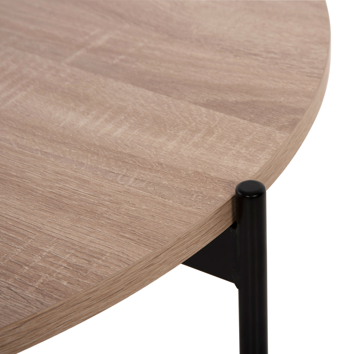 Комплект 2 броя маси за кафе RONDA MDF цвят сонома Φ80cm & Φ50cm