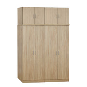 Комплект 4 броя гардероб с 4 врати и лофт Sonama 160x42x241