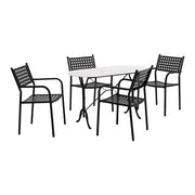 Комплект 5 части Outdoor Space с мраморна маса