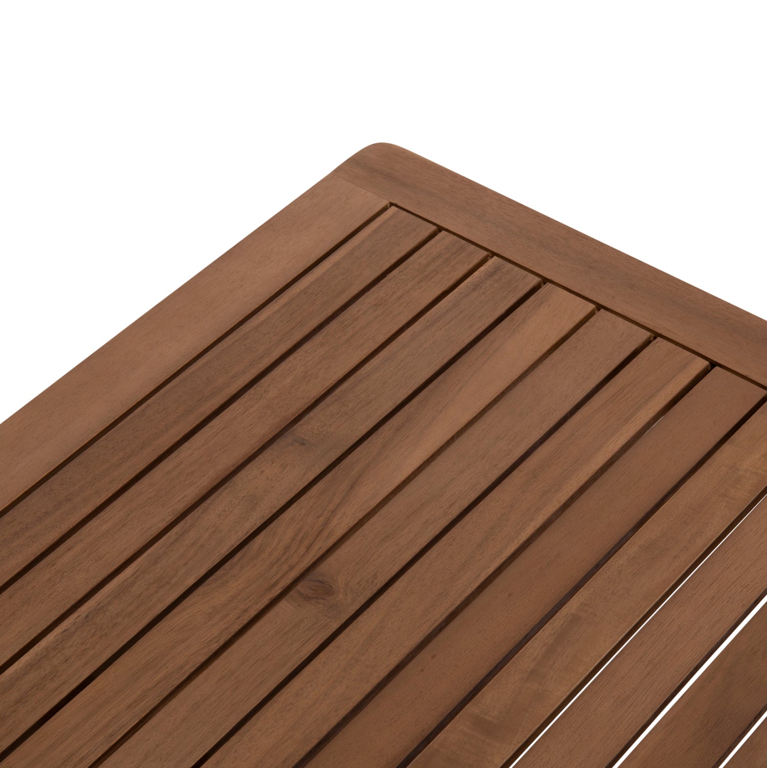 Градински ъглов комплект 3 части SANJI акациево дърво - алуминиева рамка - въже