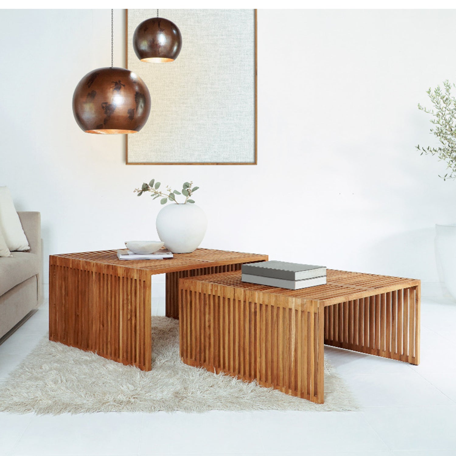 КОМПЛЕКТ 2 КАФЕНЕТА NYA ОТ ТИКОВА ДЪРВО В ЕСТЕСТВЕН ЦВЯТ 86x79x46Hсм.