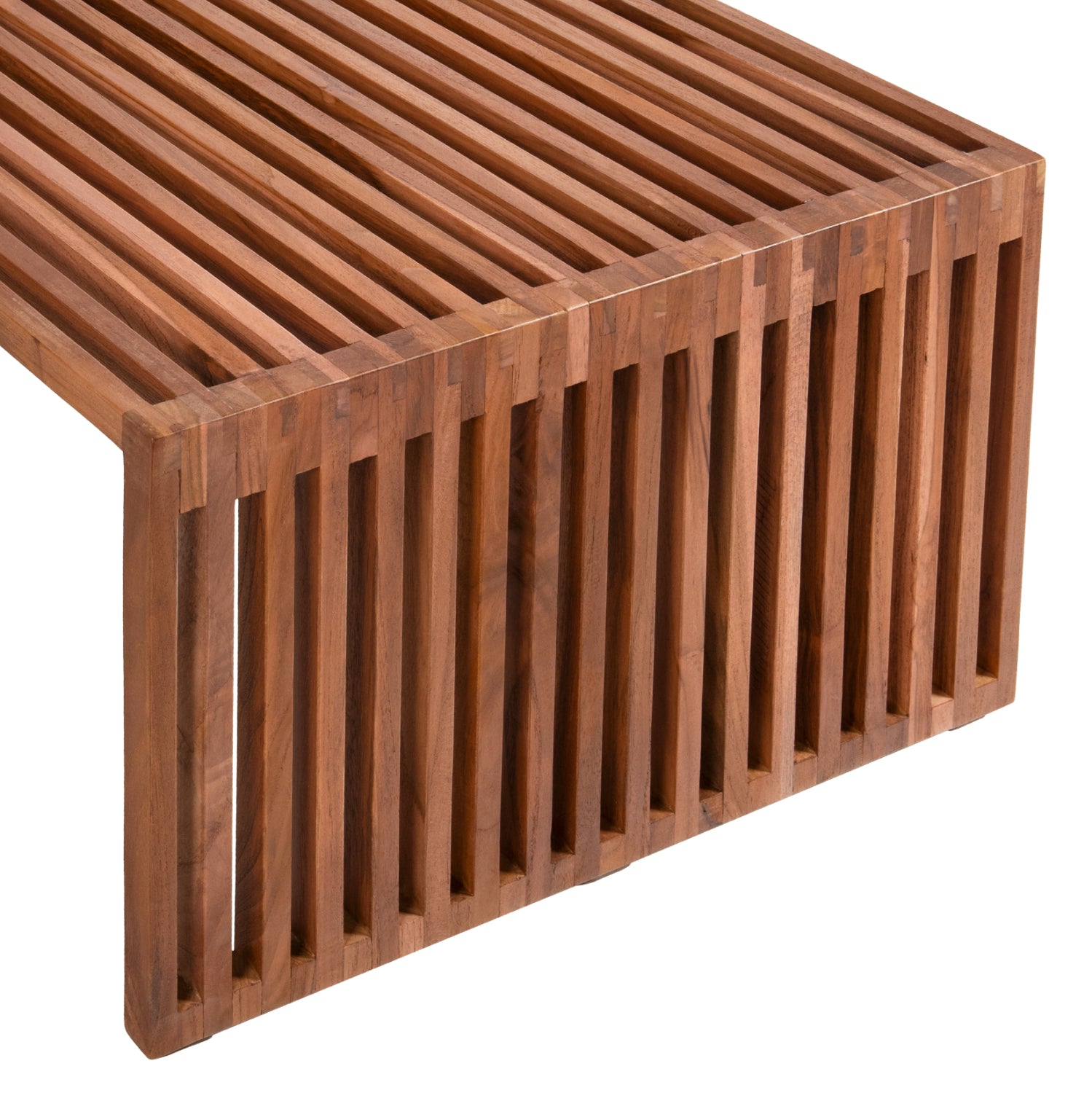 Комплект холни маси 2 бр. NYA тиково дърво в естествен цвят 116x60x46,5Hсм.