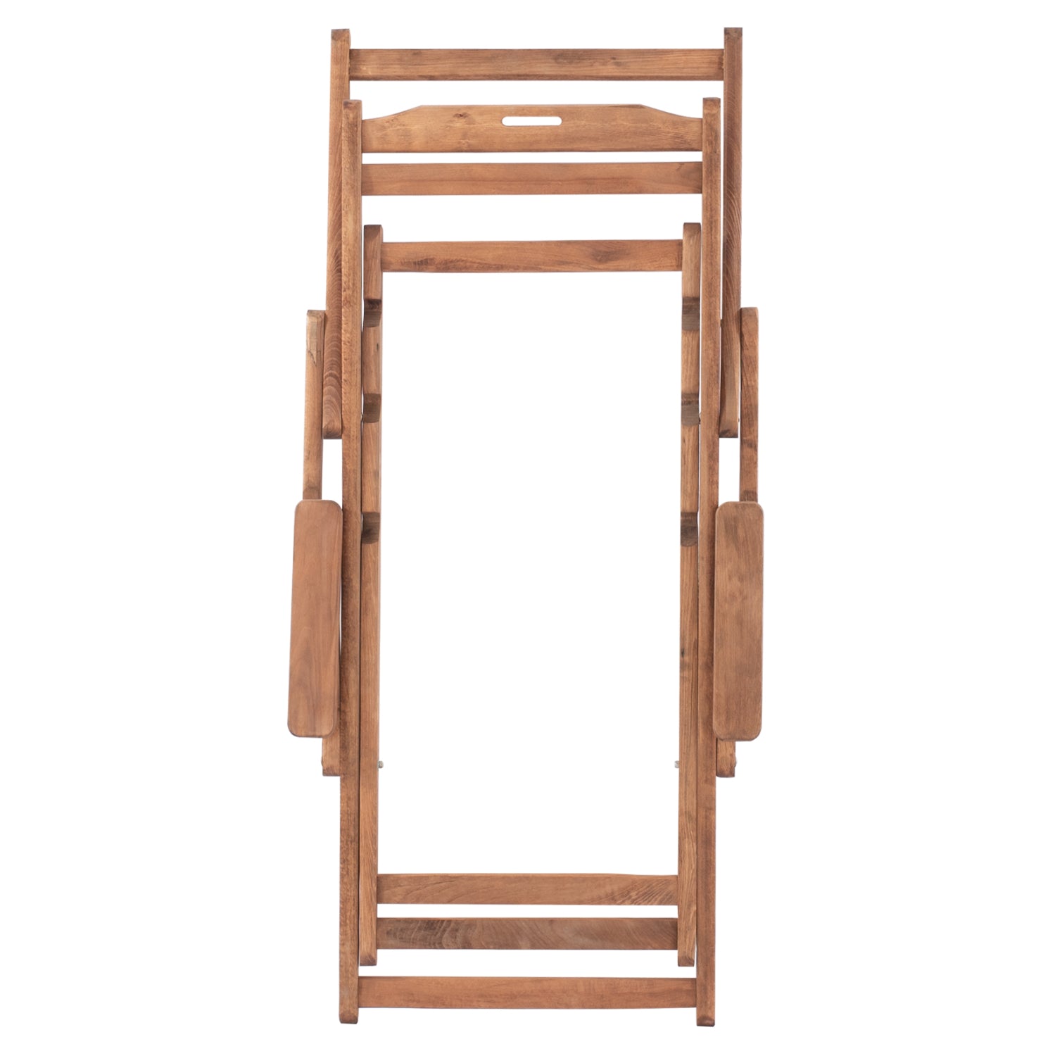Лаундж стол LIMNOS с подлакътник орех 62.5x97x105 см