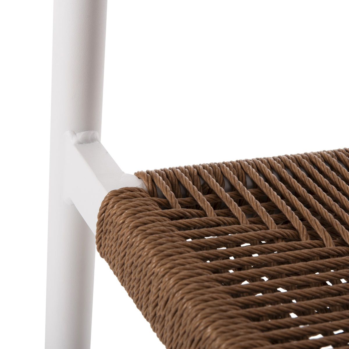 АЛУМИНИЕВ БАР СТОЛ GREGG БЯЛО-ПЯСЪЧНО БЕЖОВ СИНТЕТИЧЕН РАТАН 55x57x106Hсм.