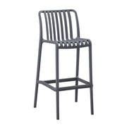 Бар стол от полипропилен CONVEE сив 38,5x49,5x102Hcm.