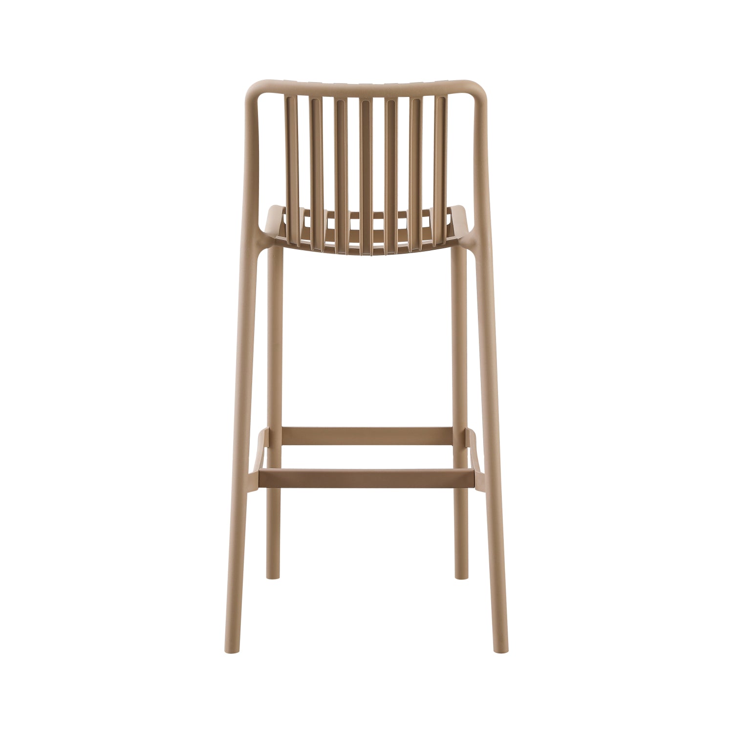 Бар стол от полипропилен CONVEE капучино 38,5x49,5x102Hcm.