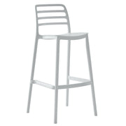 Бар стол от полипропилен SNOD бял 37,2x50x101,5Hcm.