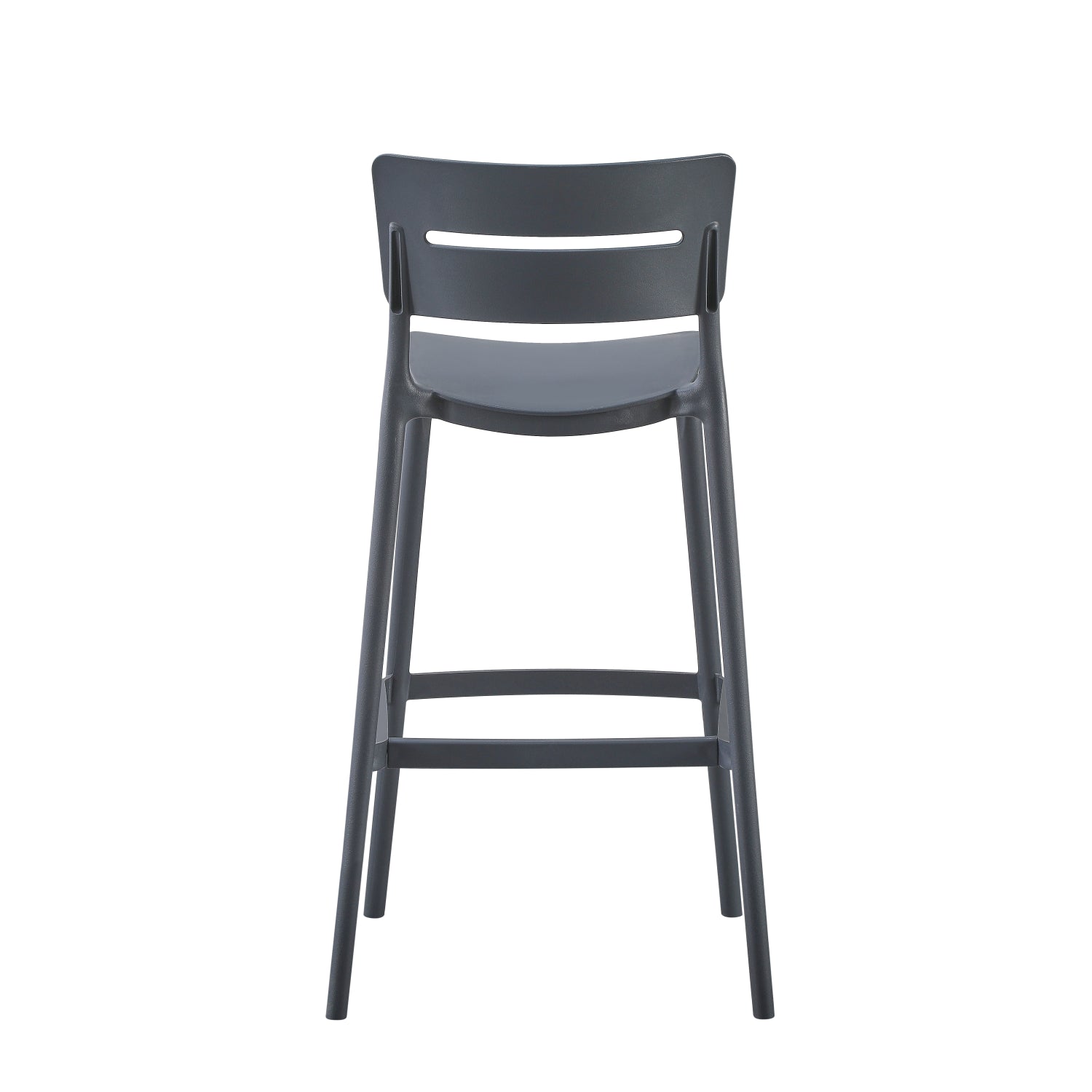 Бар стол от полипропилен SNOD2 сив 37,2x50x101,5Hcm.