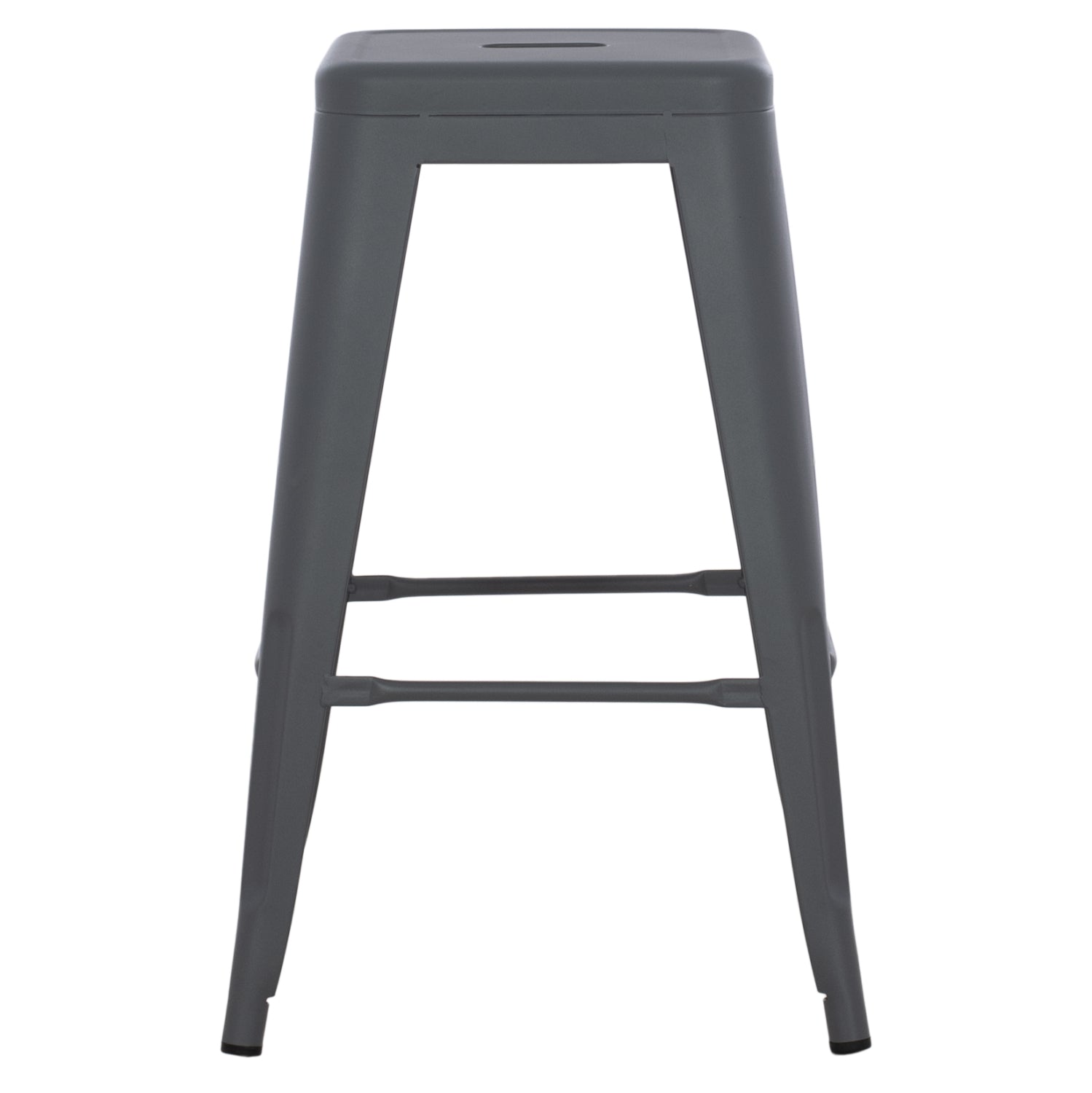 Бар стол Melita-Pro метален сив 43x43x67 см.