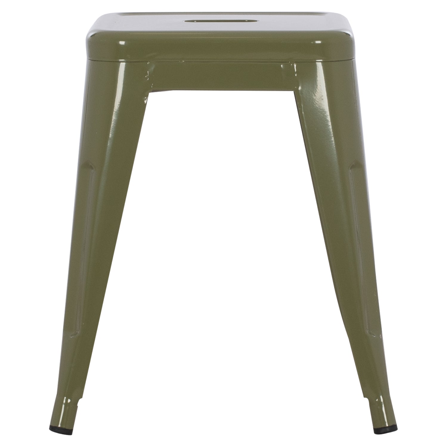 Столче MELITA метал в тъмно маслинен цвят 37x37x45Hсм.
