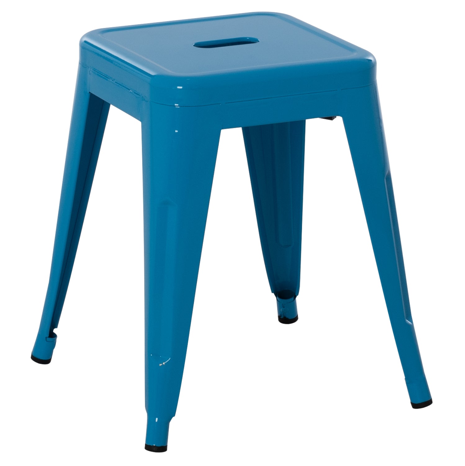 Столче MELITA метал в син цвят 37x37x45Hсм.