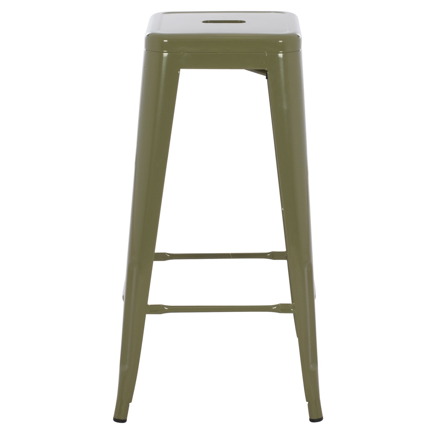 Бар стол MELITA-PRO метал тъмнозелен 43x43x78Hсм.
