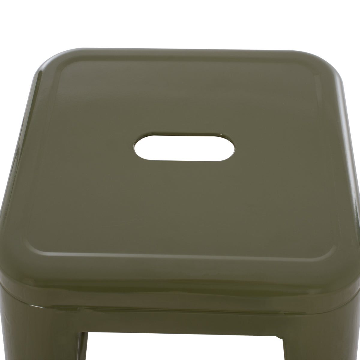 Бар стол MELITA-PRO метал тъмнозелен 43x43x78Hсм.