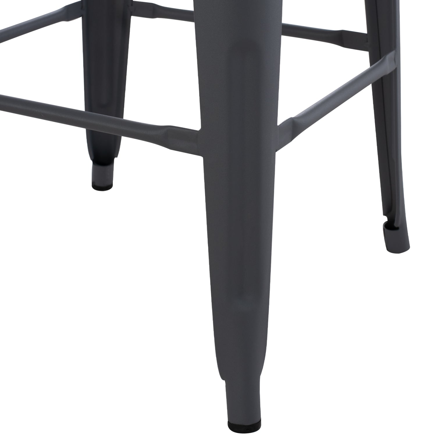Бар стол MELITA-PRO метал сив 43x43x78Hсм.