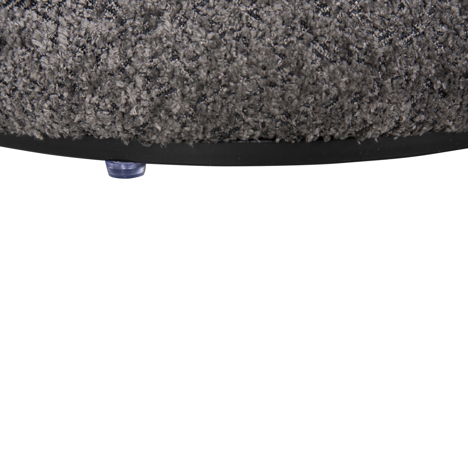 СТОЛЧЕ ROUND LINNER ПЛАТ BOUCLE СИВ-ЧЕРЕН ДЕТАЙЛ D38x44 см.