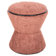 СТОЛЧЕ ROUND LINNER ПЛАТ BOUCLE РОЗОВ-ЧЕРЕН ДЕТАЙЛ D38x44 см.