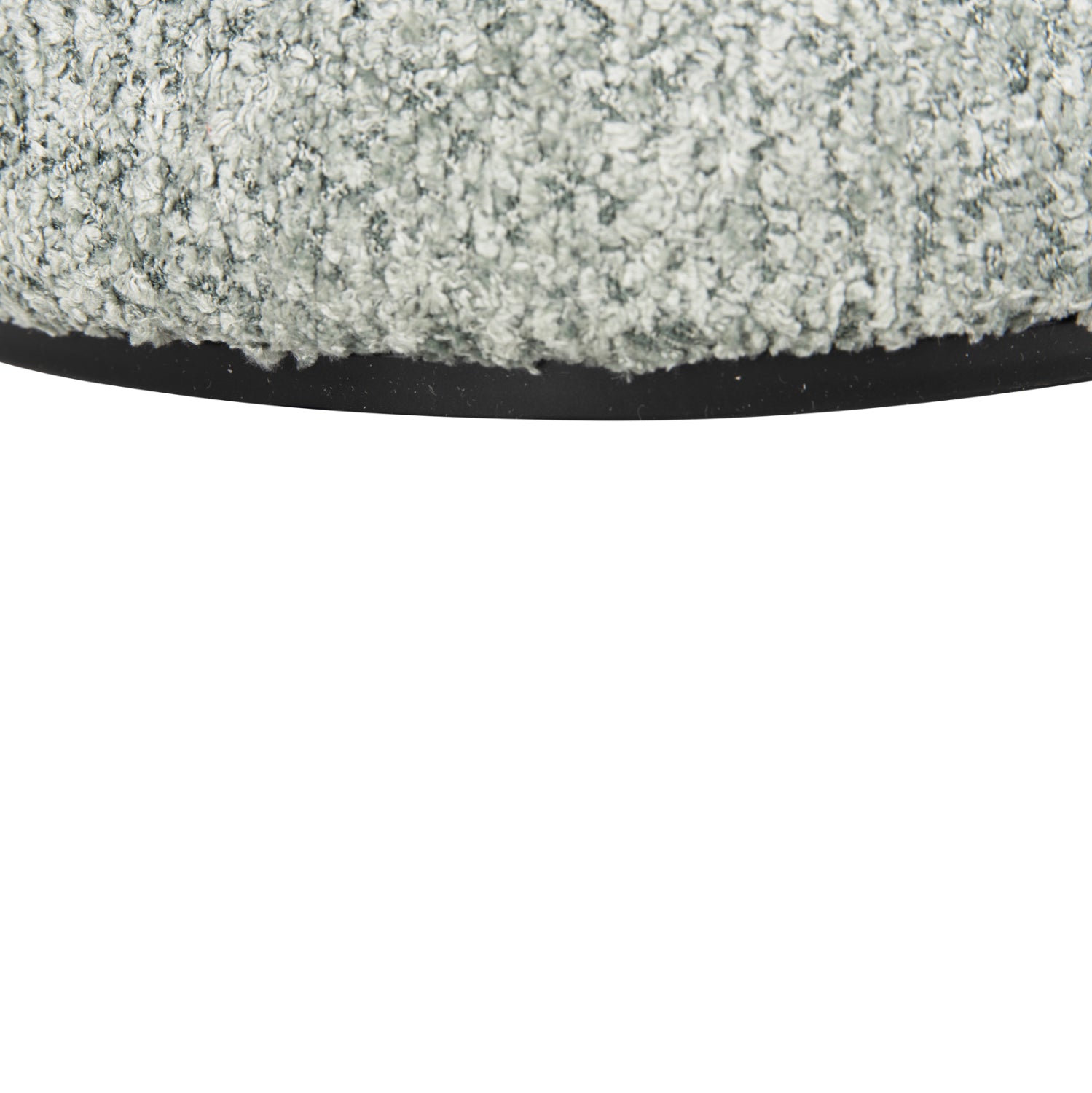 СТОЛЧЕ ROUND LINNER ПЛАТ BOUCLE ПИСТАЧЕНО ЗЕЛЕНО-ЧЕРЕН ДЕТАЙЛ D38x44 см.