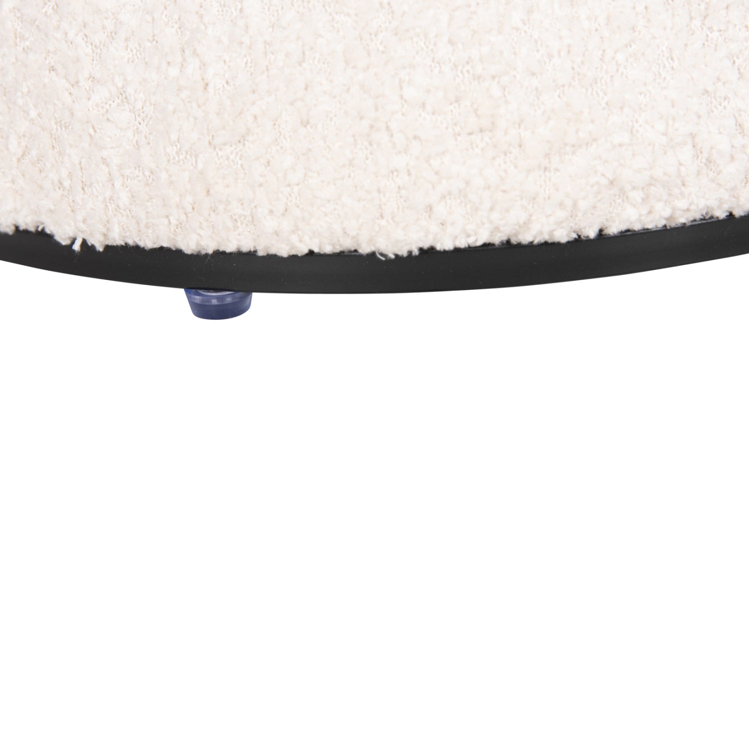 СТОЛЧЕ ROUND LINNER ПЛАТ BOUCLE ЕКРУ-ЧЕРЕН ДЕТАЙЛ D38x44 см.