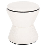 СТОЛЧЕ ROUND LINNER ПЛАТ BOUCLE ЕКРУ-ЧЕРЕН ДЕТАЙЛ D38x44 см.