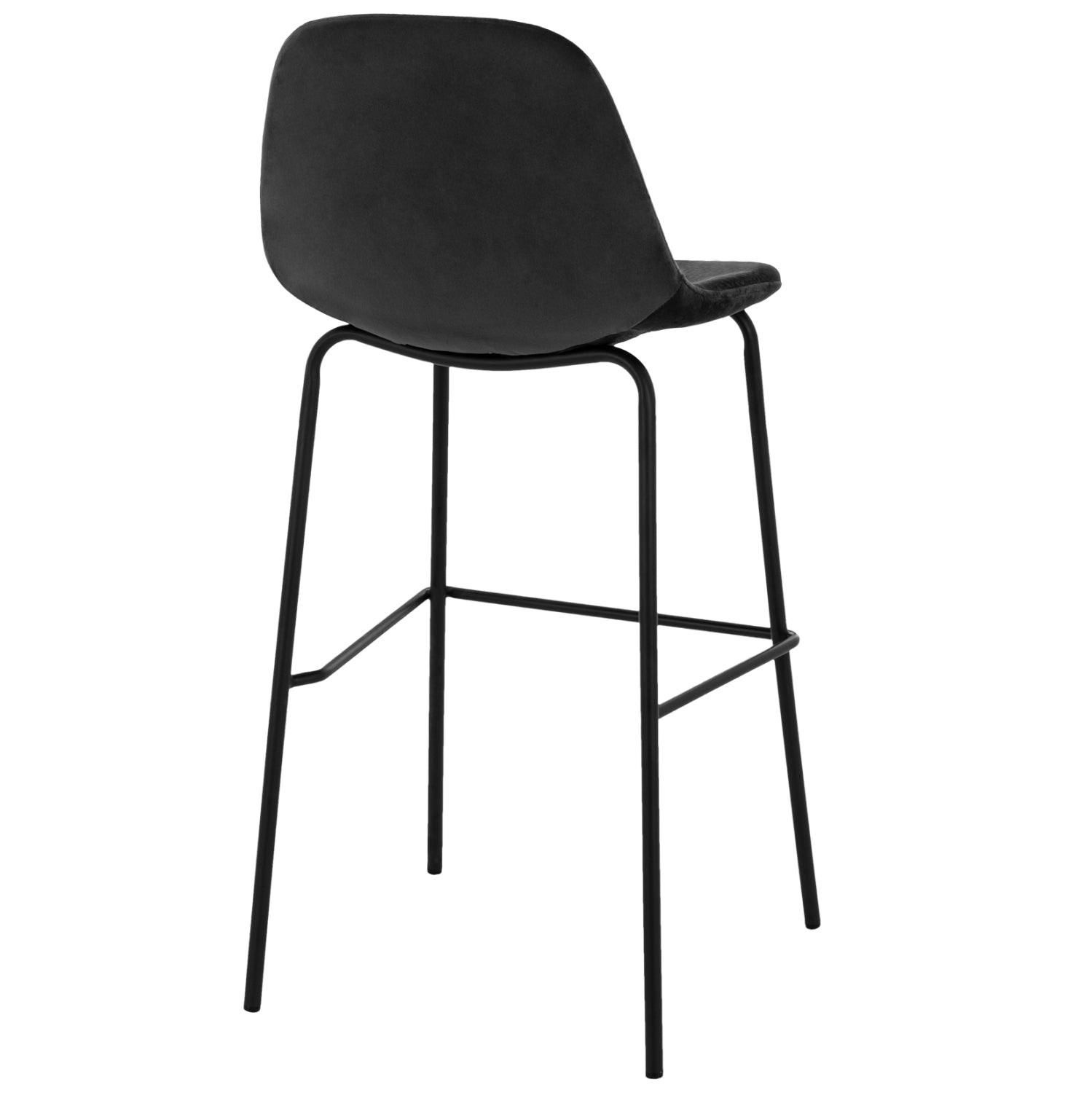 СТОЛ VINCENT, ВЕЛУР ЧЕРЕН, МЕТАЛНА РАМКА 56,5x47x106 см.
