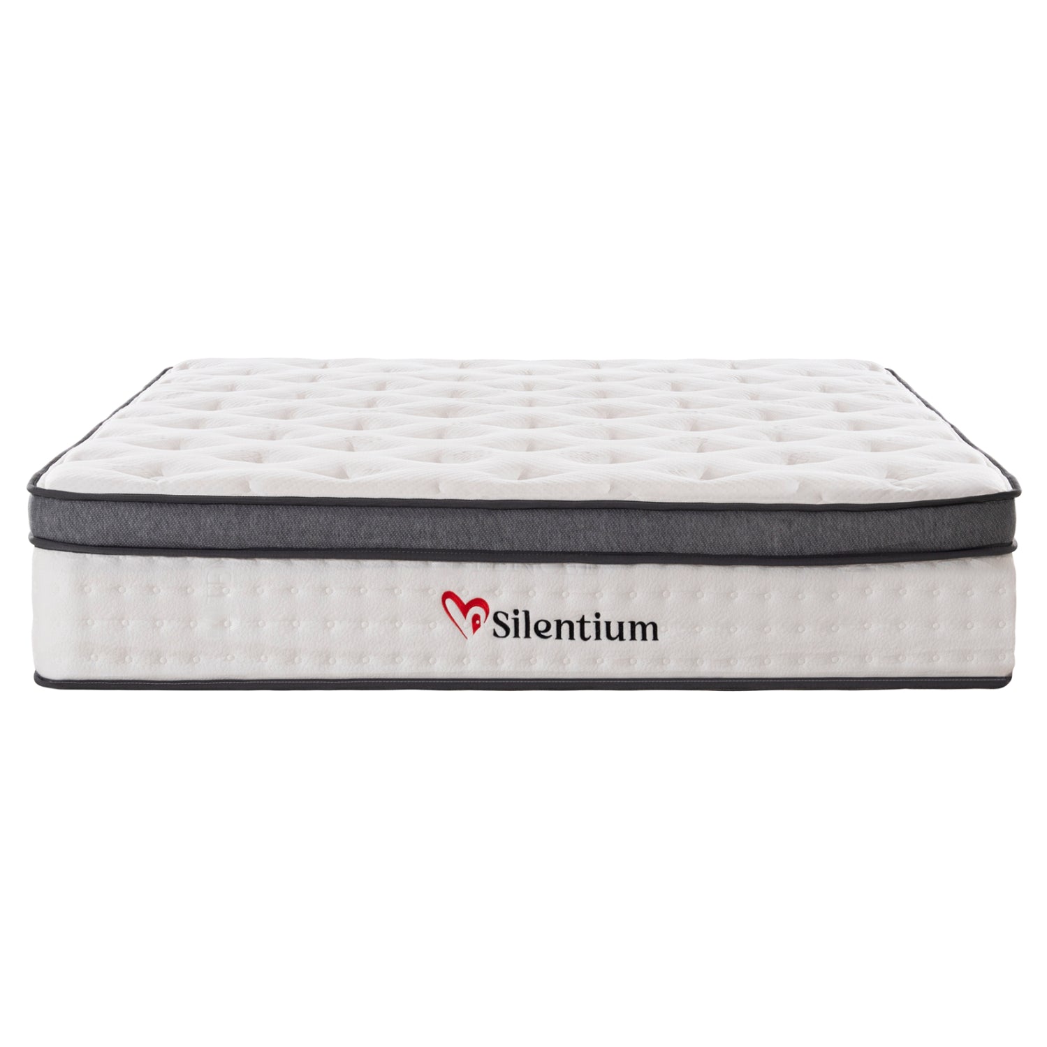 Двойен матрак SILENTIUM с пакет пружини - бял 150x200x30Hсм