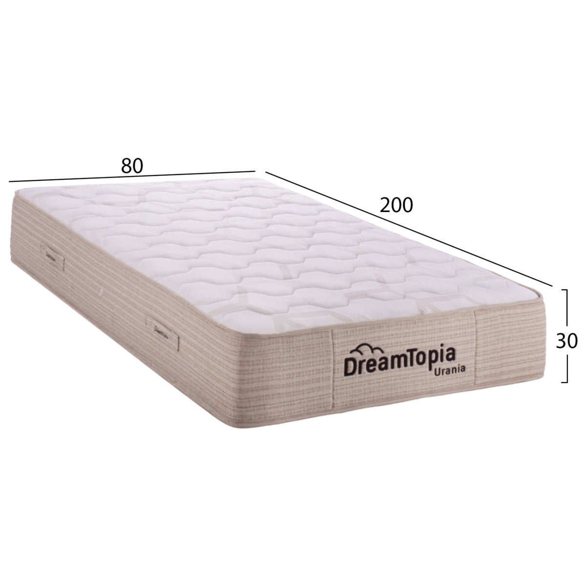МАТРАК DREAMTOPIA СЕРИЯ URANIA FB9659.80, ПОКЕТ ПРУЖИНИ 80X200x30H