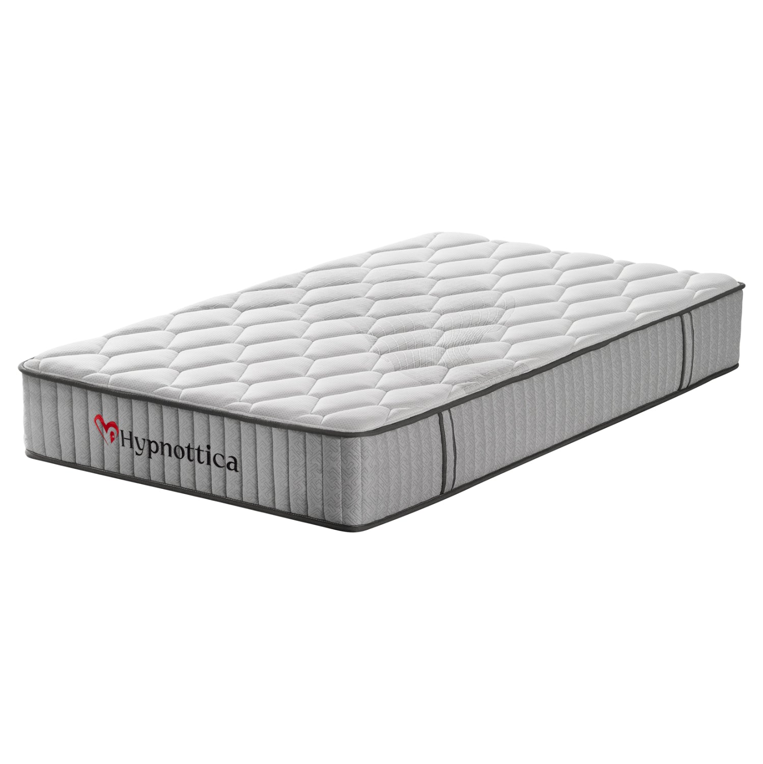 Полудвойен матрак HYPNOTTICA с пакет пружини - бял 120x200x25Hсм