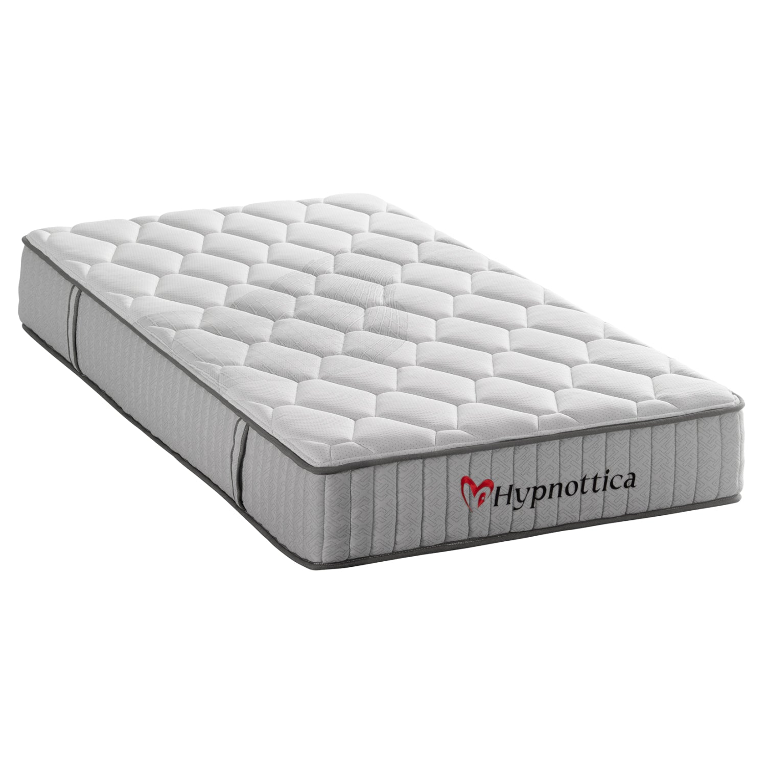 Полудвойен матрак HYPNOTTICA с пакет пружини - бял 120x200x25Hсм