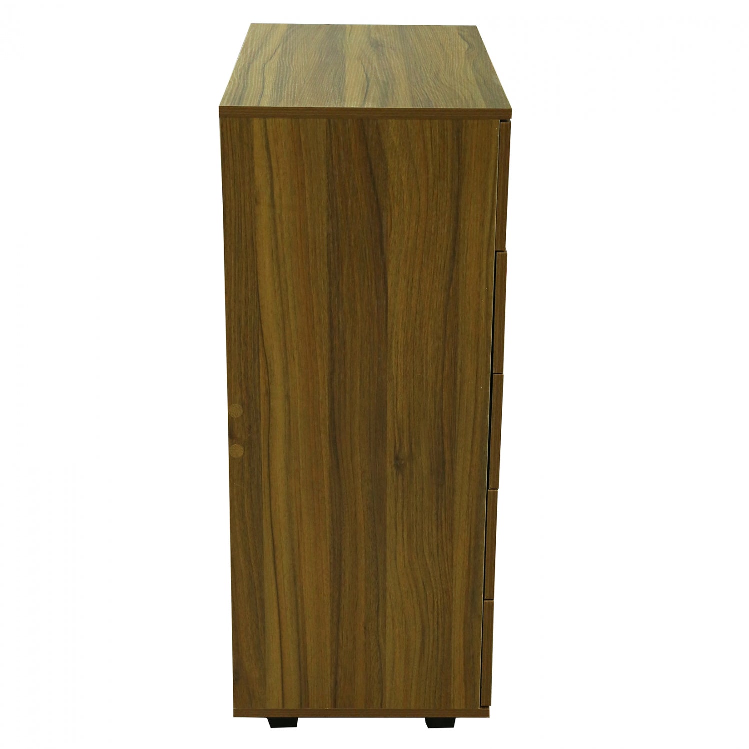 Меламинов скрин THORG с 5 орехови чекмеджета 80x40x100H cm.
