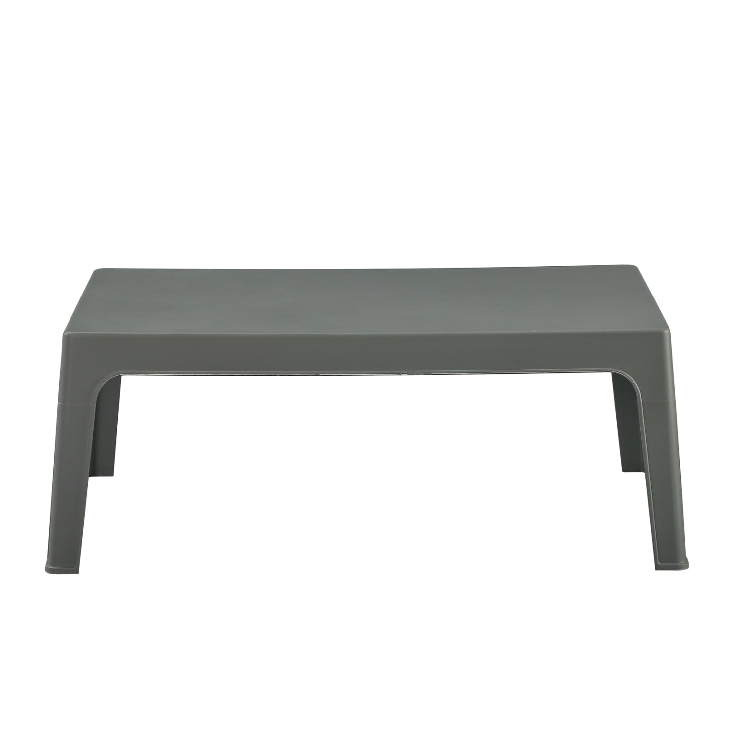ПРАВОЪГЪЛНА КАФЕ МАСА SLEEK ПОЛИПРОПИЛЕН В ТЪМНО ЗЕЛЕНО 105x64x40Hсм.