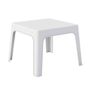 КВАДРАТНА КАФЕ МАСА SLEEK ПОЛИПРОПИЛЕН В БЯЛО 56x56x40Hсм.